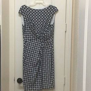 Ralph Lauren Navy/White Sleeveless Dress